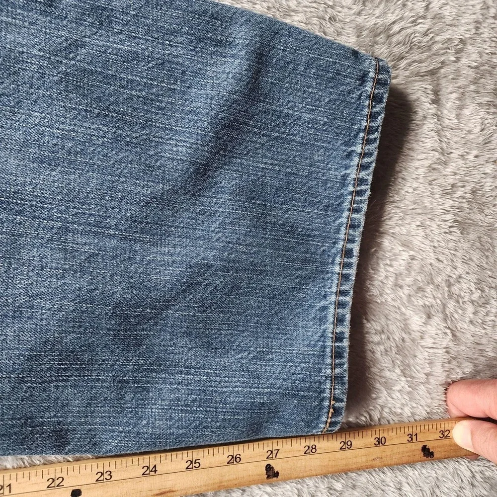Levis 569 Jeans Mens 38x30 (Fits 36x29) Medium Wash Relaxed Straight Fit Denim